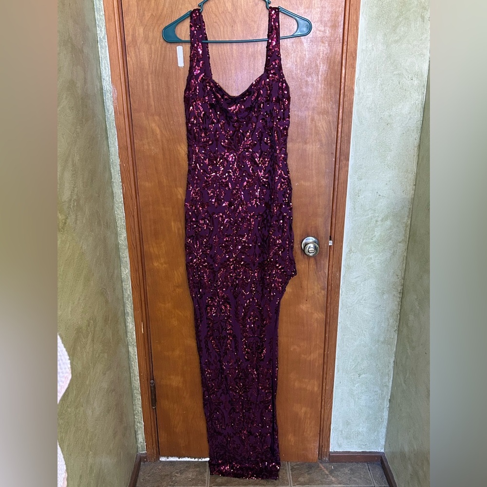 Dark purple Windsor dress